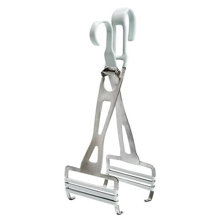 Foldable Hot Plate & Bowls Clamps Holder Stainless Steel Dish Clip Pan Gripper Clamp for kitchen and home