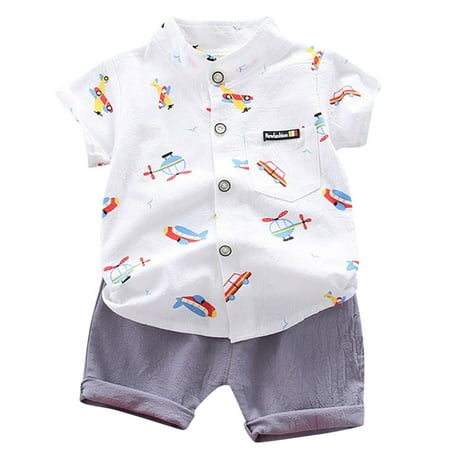 TAIAOJING Baby Boy Clothes Outfits Toddler Kids Cartoon Plane Gentleman Shirt Tops Shorts Set Baby Clothes 12-18 Months
TAIAOJING Baby Boy Clothes Outfits Toddler Kids Cartoon Plane Gentleman Shirt Tops Shorts Set Baby Clothes 12-18 Months