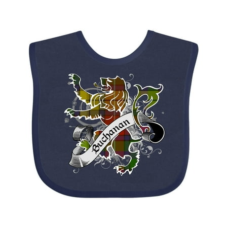 Inktastic Buchanan Tartan Lion Gift Baby Boy or Baby Girl Bib