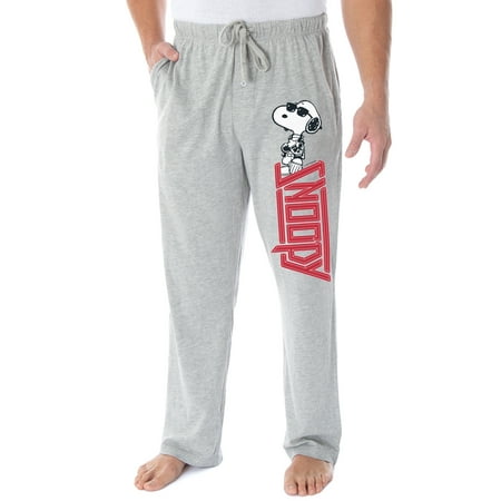 Peanuts Adult Snoopy Joe Cool Character Loungewear Sleep Pajama Pants