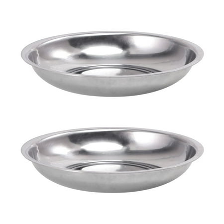FRCOLOR 2pcs Stainless Steel Sauce Dish Hot Pot Seasoning Dishes Food Dipping Bowl for Home Restaurant (Large Size)
FRCOLOR 2pcs Stainless Steel Sauce Dish Hot Pot Seasoning Dishes Food Dipping Bowl for Home Restaurant (Large Size)