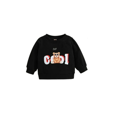 ZIYIXIN Newborn Infant Toddler Baby Boy Just Cool Pullover Clothes Long Sleeve Bear Printed Sweatshirt Top Black 18-24 Months
ZIYIXIN Newborn Infant Toddler Baby Boy Just Cool Pullover Clothes Long Sleeve Bear Printed Sweatshirt Top Black 18-24 Months