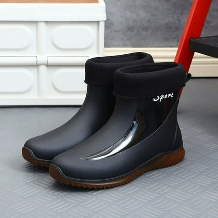 Men Rain Boots Chef Shoes Fishing Shoes Casual Waterproof Comfortable Fashion Non-slip Strong Wear-resistant Trend Large Size 44
Men Rain Boots Chef Shoes Fishing Shoes Casual Waterproof Comfortable Fashion Non-slip Strong Wear-resistant Trend Large Size 44