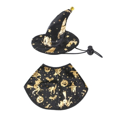NUOLUX 1 Set of Halloween Pet Dog Cat Decorative Printing Wizard Cloak Hat Set
NUOLUX 1 Set of Halloween Pet Dog Cat Decorative Printing Wizard Cloak Hat Set