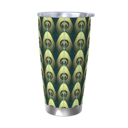 Tideii Peacock Gold Feather for 20OZ Car Cup Stainless Steel Cold and Hot Cup with Lid Suitable for Outdoor and Home Unisex-Without Straw
Tideii Peacock Gold Feather for 20OZ Car Cup Stainless Steel Cold and Hot Cup with Lid Suitable for Outdoor and Home Unisex-Without Straw