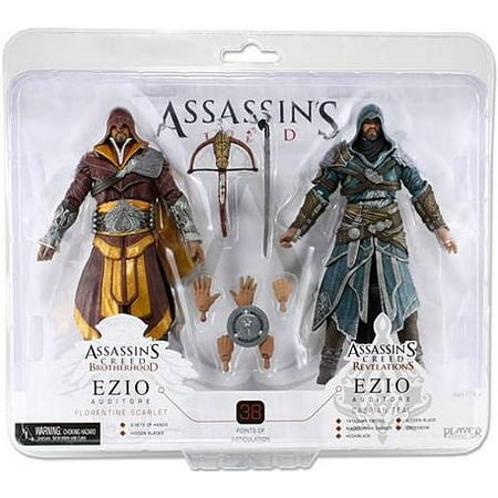 Ezio Action Figure 2-Pack Florentine Scarlet & Caspian Teal