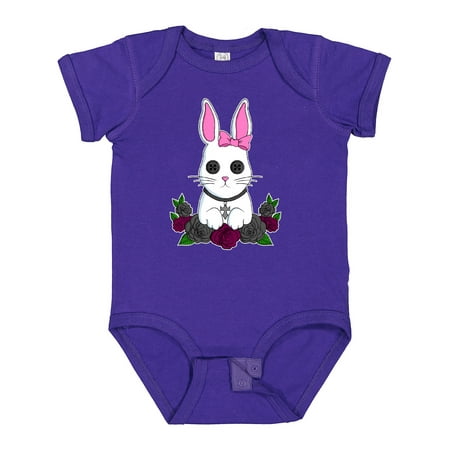 Inktastic Cute Goth Bunny with Purple and Black Roses Gift Baby Boy or Baby Girl Bodysuit
Inktastic Cute Goth Bunny with Purple and Black Roses Gift Baby Boy or Baby Girl Bodysuit