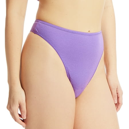 Hanky Panky Eco Rib High Cut Thong (671854) XL Acai Berry