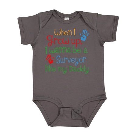 Inktastic Surveyor Like Daddy Gift Baby Boy or Baby Girl Bodysuit