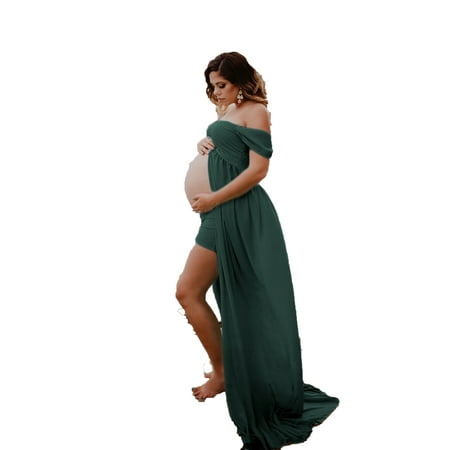 Enjiwell Women s Pregnant Spilt Long Gown Off Shoulder Maternity Photography Maxi Dress
Enjiwell Women s Pregnant Spilt Long Gown Off Shoulder Maternity Photography Maxi Dress