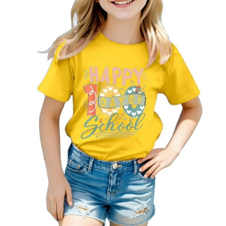 ZMHEGW Shirts for Teen Kids Girls Child Short Sleeve Prints T Shirt Trendy Girls Fans Gift Tops Toddler Boys Girls T Shirts
ZMHEGW Shirts for Teen Kids Girls Child Short Sleeve Prints T Shirt Trendy Girls Fans Gift Tops Toddler Boys Girls T Shirts
