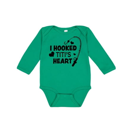 Inktastic I Hooked Titi s Heart with Fishing Rod Gift Baby Boy or Baby Girl Long Sleeve Bodysuit
Inktastic I Hooked Titi s Heart with Fishing Rod Gift Baby Boy or Baby Girl Long Sleeve Bodysuit