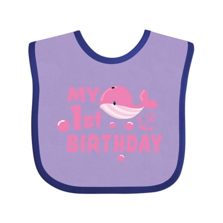 Inktastic Nautical My 1st Birthday with Pink Whale and Anchor Gift Baby Boy or Baby Girl Bib
Inktastic Nautical My 1st Birthday with Pink Whale and Anchor Gift Baby Boy or Baby Girl Bib