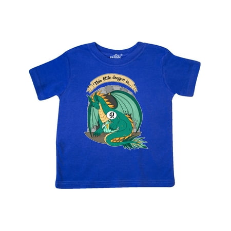 Inktastic Fifth Birthday This Little Dragon is 5 Gift Toddler Boy or Toddler Girl T-Shirt
Inktastic Fifth Birthday This Little Dragon is 5 Gift Toddler Boy or Toddler Girl T-Shirt