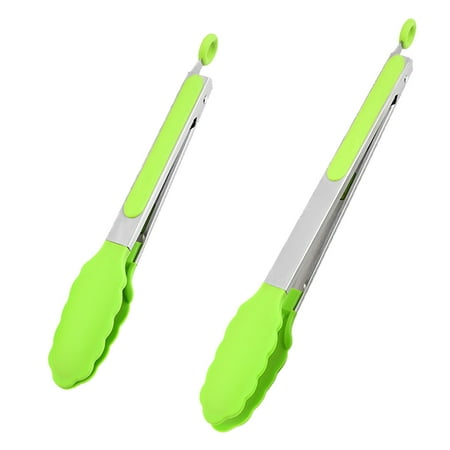 2 Pack Kitchen Tongs Silicone Non-Stick Stainless Steel BBQ Cooking Grilling Locking Food Tongs 9-Inch & 12-Inch
2 Pack Kitchen Tongs Silicone Non-Stick Stainless Steel BBQ Cooking Grilling Locking Food Tongs 9-Inch & 12-Inch