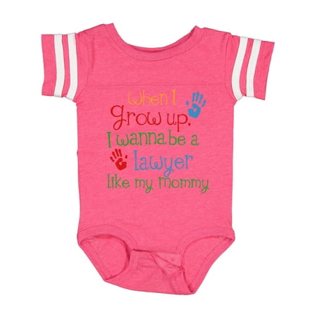 Inktastic Lawyer Like Mommy Gift Baby Boy or Baby Girl Bodysuit