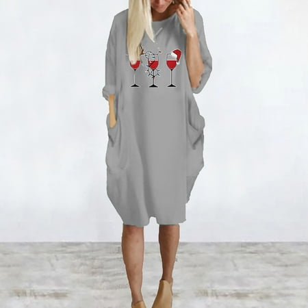 Zedker Plus Size Fall Dresses With Sleeves Dresses for Women 2022 Long Sleeve Dress for Women Crew Neck Christmas Print Dress Casual Dress
Zedker Plus Size Fall Dresses With Sleeves Dresses for Women 2022 Long Sleeve Dress for Women Crew Neck Christmas Print Dress Casual Dress