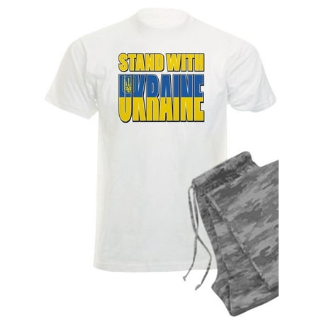 CafePress - Stand With Ukraine - Men s Light Pajamas