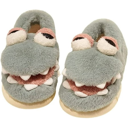 CoCopeaunt Funny Cute Cartoon Crocodile Fluffy Slippers for Women Men Furry Faux Fur Plush Warm Wrap Heel Anti-slip House Shoes Indoor Outdoor
CoCopeaunt Funny Cute Cartoon Crocodile Fluffy Slippers for Women Men Furry Faux Fur Plush Warm Wrap Heel Anti-slip House Shoes Indoor Outdoor
