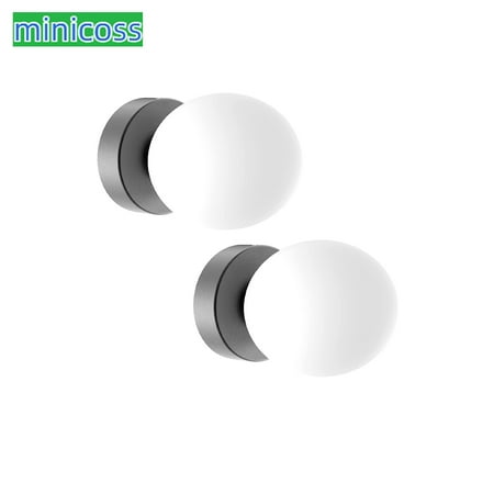 Wall Sconces Set of Two Matte Black Wall Light Fixtures Modern Globe Wall Light Black Sconces for Bedroom Living Room Bathroom Hallway Stair (Exclude Bulb)
Wall Sconces Set of Two Matte Black Wall Light Fixtures Modern Globe Wall Light Black Sconces for Bedroom Living Room Bathroom Hallway Stair (Exclude Bulb)