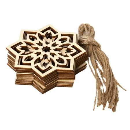 GRJIRAC 1 Set Eid Wooden Pendant DIY Eid Mubarak Muslim Festival Natural Wood Snowflake
GRJIRAC 1 Set Eid Wooden Pendant DIY Eid Mubarak Muslim Festival Natural Wood Snowflake