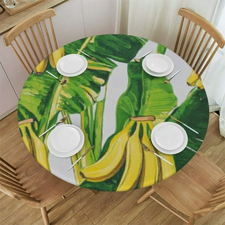 HYKY Banana Tree Round Tablecloth 100% Polyester Fiber for Picnic Dining Kitchen Farmhouse - Various Sizes Available 54 -58
HYKY Banana Tree Round Tablecloth 100% Polyester Fiber for Picnic Dining Kitchen Farmhouse - Various Sizes Available 54 -58