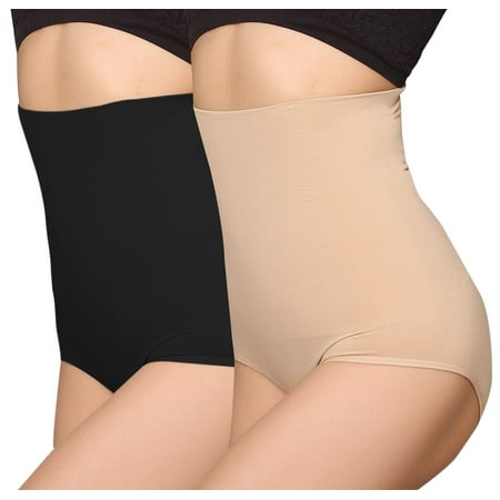 iLoveSIA Womens High Waist Underwear Tummy Control C-Section Recovery Slimming Shapewear Panties Pack of 2 Nude+Black Size S
iLoveSIA Womens High Waist Underwear Tummy Control C-Section Recovery Slimming Shapewear Panties Pack of 2 Nude+Black Size S