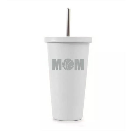 16 oz Stainless Steel Double Wall Insulated Tumbler Pool Beach Cup Travel Mug With Straw MOM Basketball (White)
16 oz Stainless Steel Double Wall Insulated Tumbler Pool Beach Cup Travel Mug With Straw MOM Basketball (White)