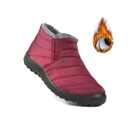 Ritualay Winter Boots for Women Men Ankle Bootie Non-Slip Plush Lined Casual Shoes Red 9.5
Ritualay Winter Boots for Women Men Ankle Bootie Non-Slip Plush Lined Casual Shoes Red 9.5