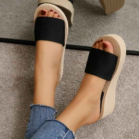Cathalem Womens Rubber Sandals Size 36 Women Wedge Slippers Casual Flat Beach Pu Sandals Pure Color Casual Comfort Sandals Women Black 6.5
Cathalem Womens Rubber Sandals Size 36 Women Wedge Slippers Casual Flat Beach Pu Sandals Pure Color Casual Comfort Sandals Women Black 6.5