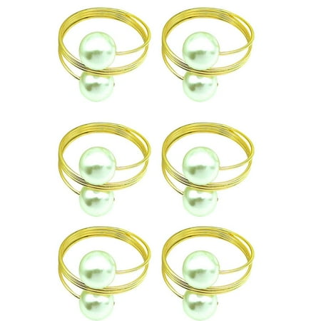 Famure 6pcs Pearl Napkin Rings Metal Napkin Serviette Holder Silver Rose Gold Dining Table Ornament for Dinner Parties Banquets Formal Casual Occasions friendly
Famure 6pcs Pearl Napkin Rings Metal Napkin Serviette Holder Silver Rose Gold Dining Table Ornament for Dinner Parties Banquets Formal Casual Occasions friendly