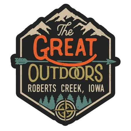 Roberts Creek Iowa The Great Outdoors Design 2-Inch Fridge Magnet
