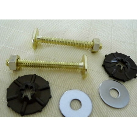 NuFlush Never Rust 2 and 1/4 Inch Stainless Steel Bolts for Toilet Bowl to Floor
NuFlush Never Rust 2 and 1/4 Inch Stainless Steel Bolts for Toilet Bowl to Floor
