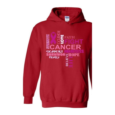 Fight Cancer Breast Cancer Unisex Hoodie Sweatshirt
