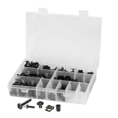 Motorcycle Fairing Screw Strong Enough Ergonomic For Home Black