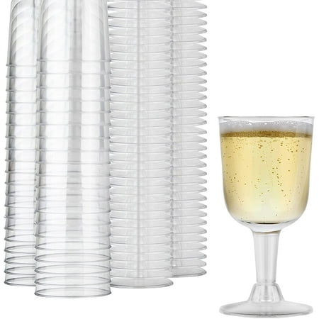 Stock Your Home 5 oz Clear Plastic Wine Glass (40 Pack) - BPA Free & Recyclable - Shatterproof Wine Goblet - Disposable & Reusable Cups for Champagne Dessert Food Samples Catering Weddings
Stock Your Home 5 oz Clear Plastic Wine Glass (40 Pack) - BPA Free & Recyclable - Shatterproof Wine Goblet - Disposable & Reusable Cups for Champagne Dessert Food Samples Catering Weddings