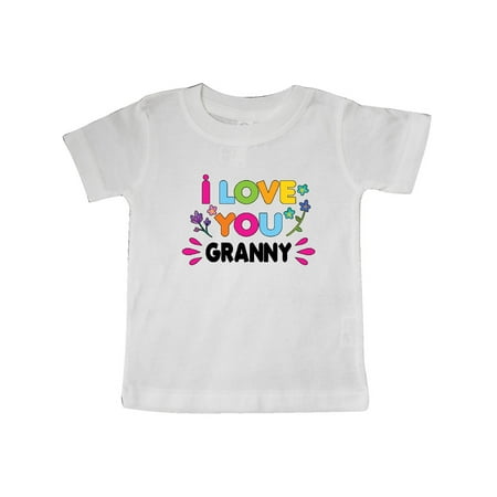 Inktastic I Love You Granny with Flowers Gift Baby Girl T-Shirt
Inktastic I Love You Granny with Flowers Gift Baby Girl T-Shirt