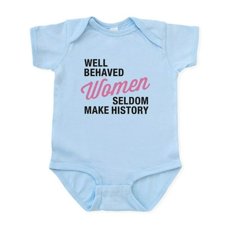 CafePress - Well Behaved Women Baby Light Body Suit - Baby Light Bodysuit Size Newborn - 24 Months
CafePress - Well Behaved Women Baby Light Body Suit - Baby Light Bodysuit Size Newborn - 24 Months