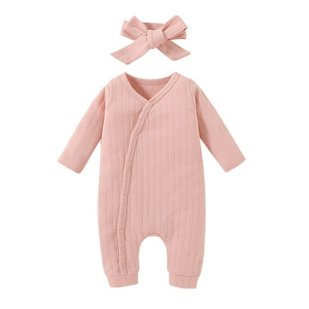 Baby Girl Clothes Infant Long Sleeve Soild Romper Jumpsuit Hairband Cute Baby Girl Clothes
Baby Girl Clothes Infant Long Sleeve Soild Romper Jumpsuit Hairband Cute Baby Girl Clothes