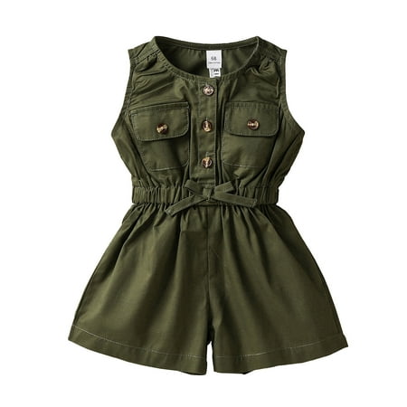 Youmylove Toddler Girls Sleeveless Solid Romper With Pocket Infant Jumpsuit Baby Summer Autumn Clothing
Youmylove Toddler Girls Sleeveless Solid Romper With Pocket Infant Jumpsuit Baby Summer Autumn Clothing