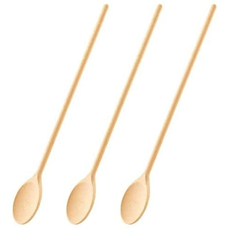 Wooden Kitchen Spoons Baking Mixing Serving Craft Utensils Bulk Oval Spoon Puppets Long Handle Beechwood For Woodburning & Different Occasions - Set of 3
Wooden Kitchen Spoons Baking Mixing Serving Craft Utensils Bulk Oval Spoon Puppets Long Handle Beechwood For Woodburning & Different Occasions - Set of 3