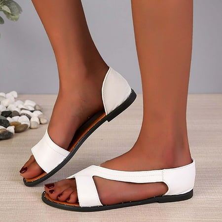 Dpityserensio Fashion Fishbill Flat Sandals for Women Summer Open Toe Sandals for Women Summer Women Sandals Clearance White 7.5(40)
Dpityserensio Fashion Fishbill Flat Sandals for Women Summer Open Toe Sandals for Women Summer Women Sandals Clearance White 7.5(40)