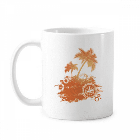 Coconut Tree Beach Pattern Illustration Mug Pottery Cerac Coffee Porcelain Cup Tableware
Coconut Tree Beach Pattern Illustration Mug Pottery Cerac Coffee Porcelain Cup Tableware
