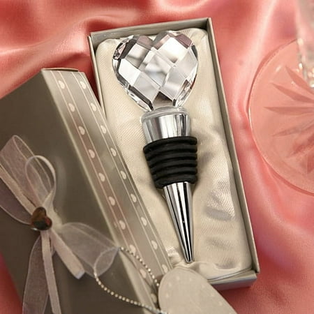 JANGSLNG Chrome Wine Bottle Stopper Crystal Heart Shape Wedding Favor Drink Reception
JANGSLNG Chrome Wine Bottle Stopper Crystal Heart Shape Wedding Favor Drink Reception