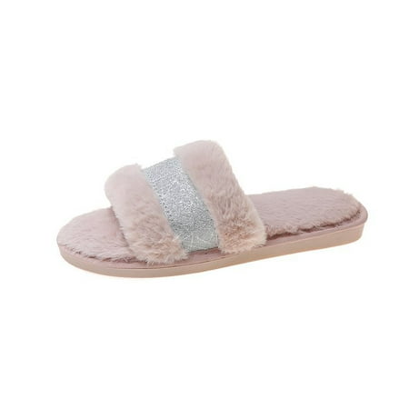 Homgreen Women s Premium Plush Memory Foam Open Toe Indoor Outdoor Furry Fuzzy House Slippers Slides
Homgreen Women s Premium Plush Memory Foam Open Toe Indoor Outdoor Furry Fuzzy House Slippers Slides