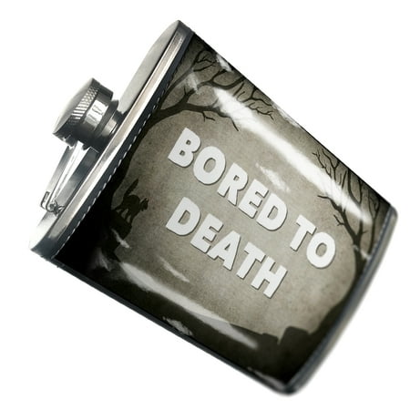 NEONBLOND Flask Bored to Death Halloween Graveyard