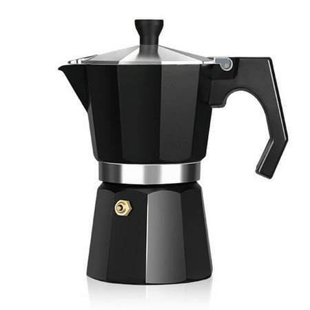 300Ml European Style Moka Pot Espresso Coffee Pot Aluminum Coffee Pot Household Portable Coffee Maker(Black)
300Ml European Style Moka Pot Espresso Coffee Pot Aluminum Coffee Pot Household Portable Coffee Maker(Black)