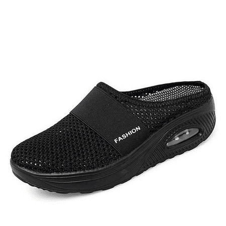 Air Cushion Slip-On Orthopedic Diabetic Walking Shoes with Arch Support Knit Casual Comfort Outdoor Walking