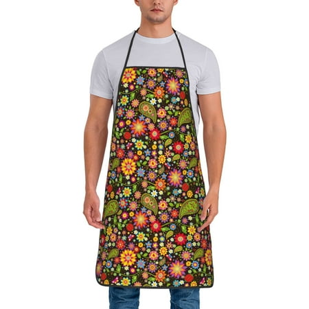 Tideii Paisley7 for Tie-up Apron Unisex Waterproof and Stain-Resistant Bib Apron for Kitchen Garden Painting
Tideii Paisley7 for Tie-up Apron Unisex Waterproof and Stain-Resistant Bib Apron for Kitchen Garden Painting
