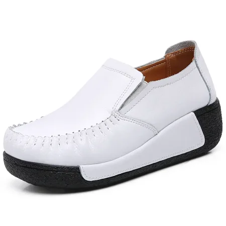 Women‘s Wedge Platform Shoes Solid Color Lightweight Slip On Shoes Non Slip Loafer Shoes
Women‘s Wedge Platform Shoes Solid Color Lightweight Slip On Shoes Non Slip Loafer Shoes